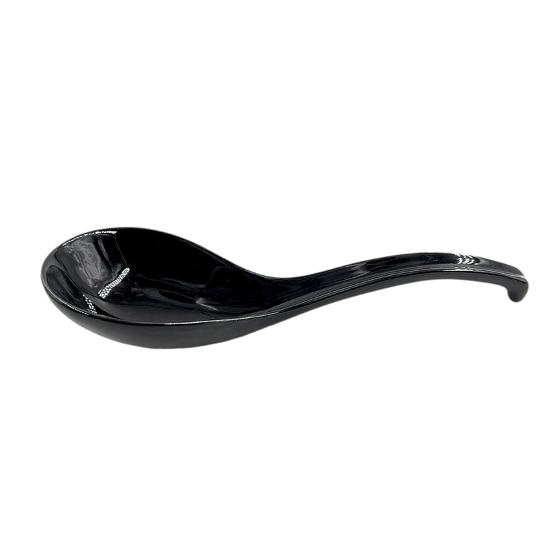 Japanese Spoon & Holder Set Black
