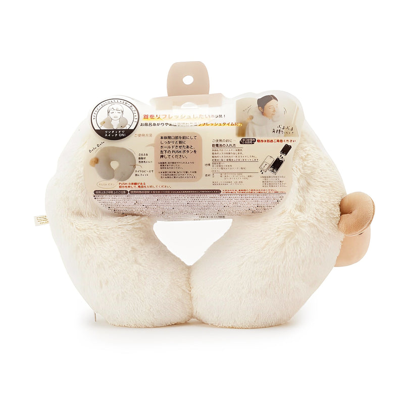 Vibration Massage Fluffy Neck Pillow Sheep