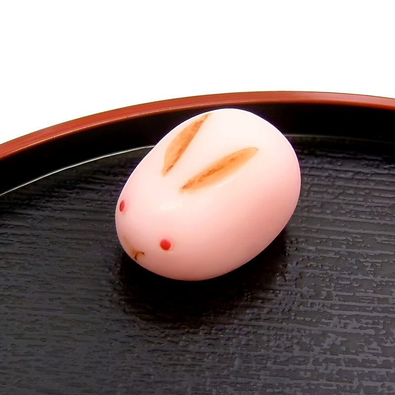 Japanese Confectionery Magnets Rabbit Buns Red