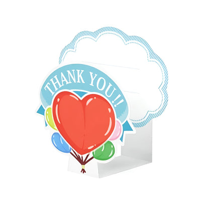Pop-up Mini Greeting Card THANK YOU Series Heart