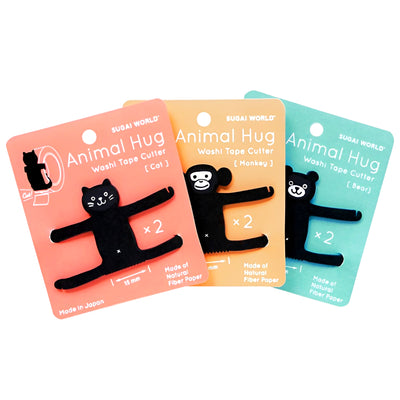 Animal Hug Tape Cutter Series Black Cat