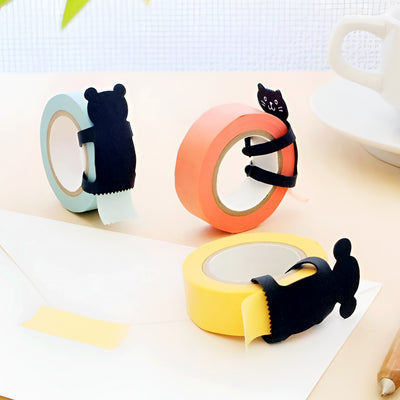 Animal Hug Tape Cutter Series Black Monkey