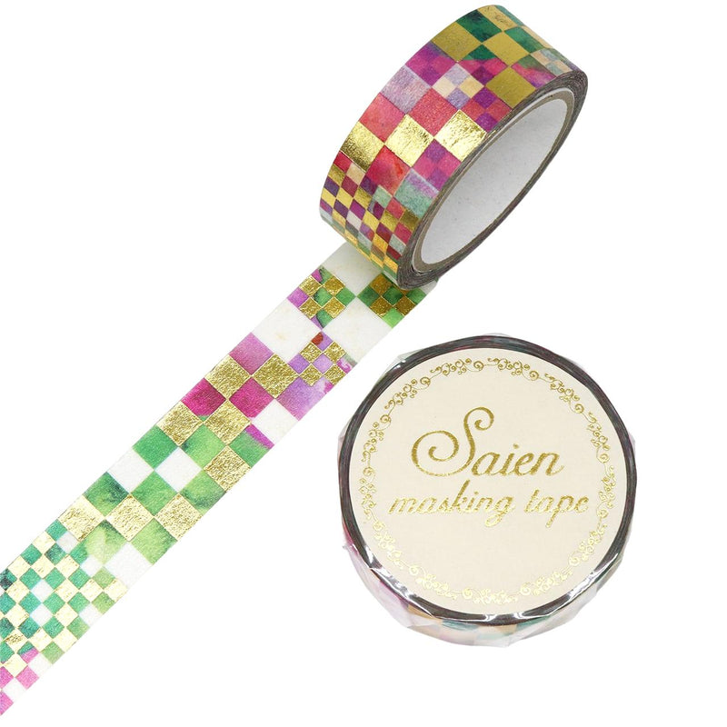 Saien Masking Tape Series Plaid