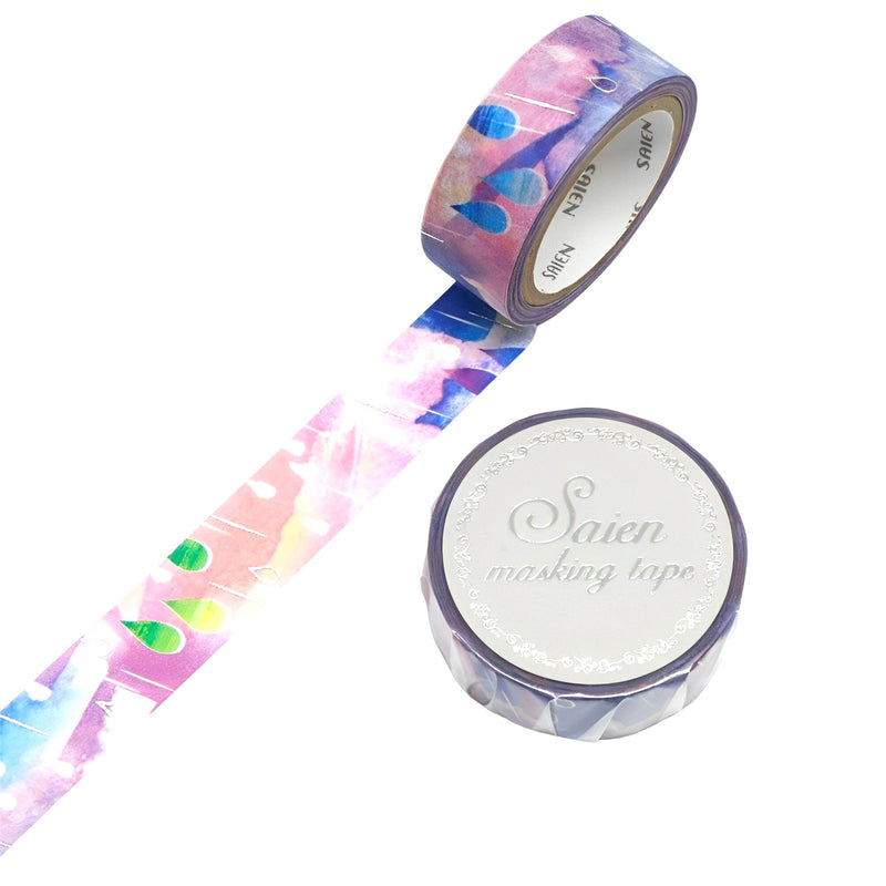 Saien Masking Tape Series Raindrops