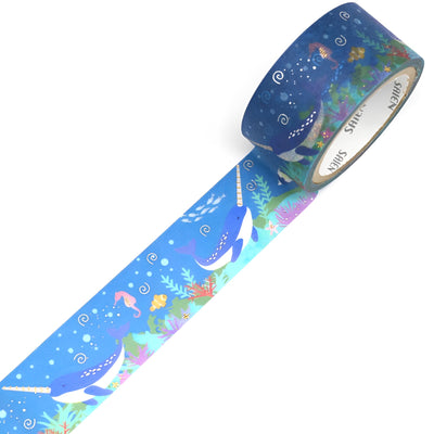 Saien Masking Tape Series Narwhal