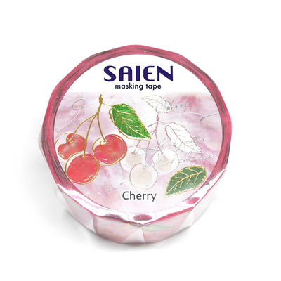 Saien Masking Tape Series Fruit Time Cherries