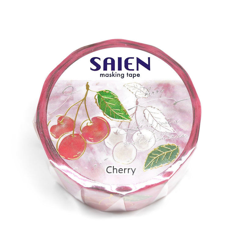 Saien Masking Tape Series Fruit Time Cherries