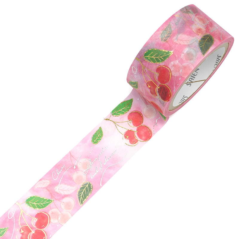 Saien Masking Tape Series Fruit Time Cherries