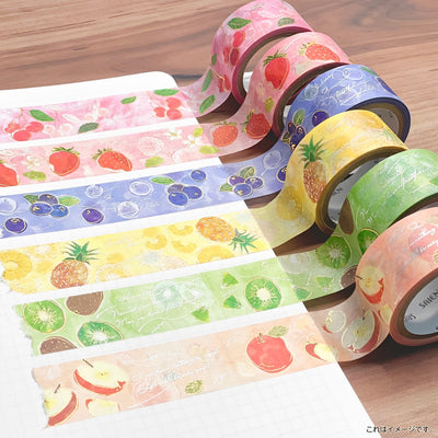 Saien Masking Tape Series Fruit Time Cherries