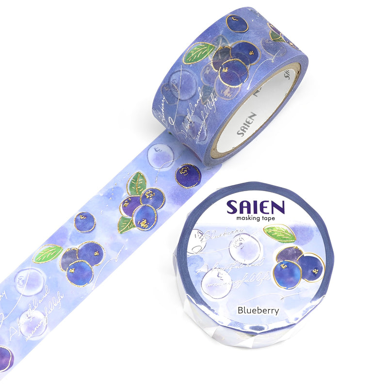 Saien Masking Tape Series Fruit Time Blueberry