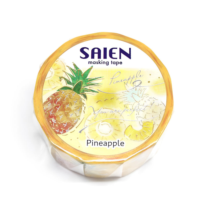 Saien Masking Tape Series Fruit Time Pineapple