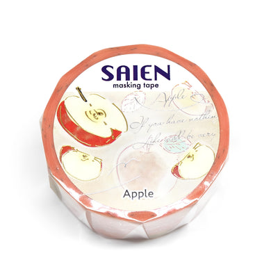 Saien Masking Tape Series Fruit Time Apple