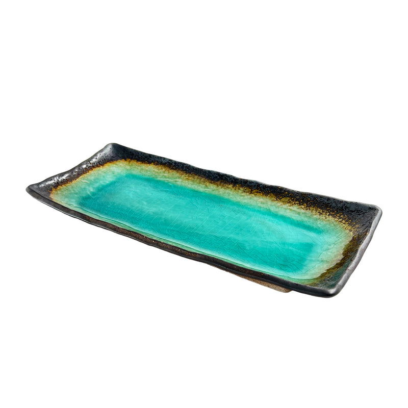 Rectangular Serving Plate 28.5cm Kosui Glaze