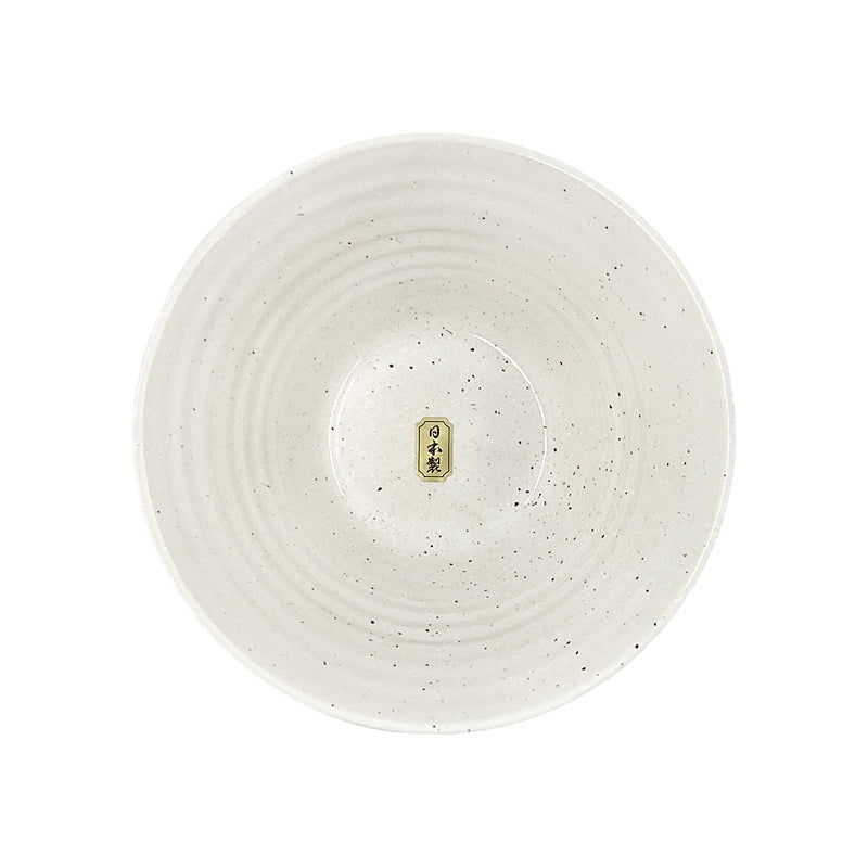 Japanese Ramen Noodle Bowl Series 16.5cm Spiral White