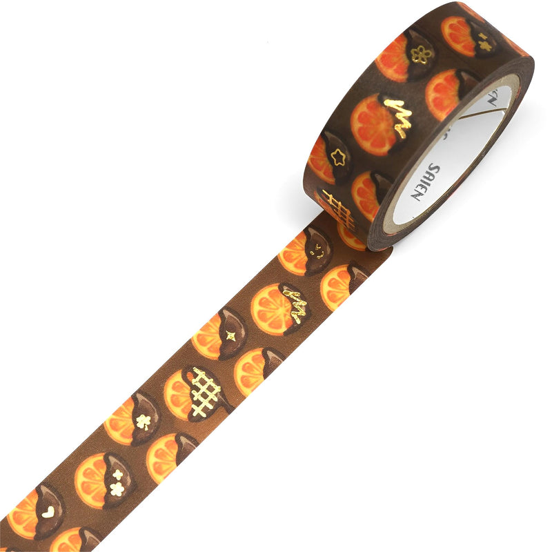 Saien Masking Tape Series Orange Chocolate