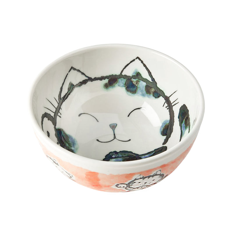 Japanese Ramen Noodle Bowl 16cm Maneki Lucky Cat