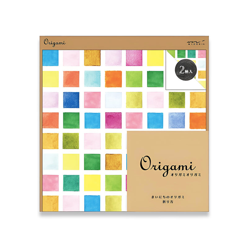 Origami Craft Tile Pattern 2 Color Set Of 20 Sheets