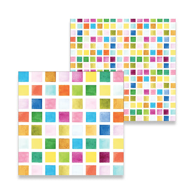 Origami Craft Tile Pattern 2 Color Set Of 20 Sheets
