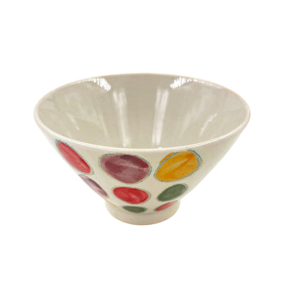 Hasami Abstract Stone Pottery 11cm Rice Bowl