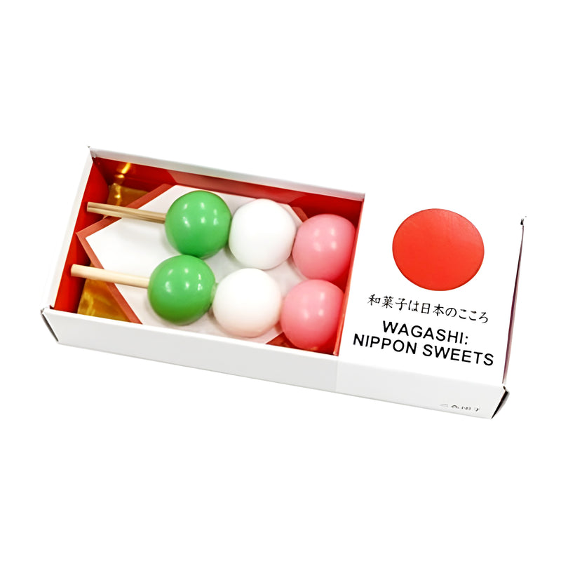 Japanese Confectionery Magnets Three-colour Dango (Pack Of 2)