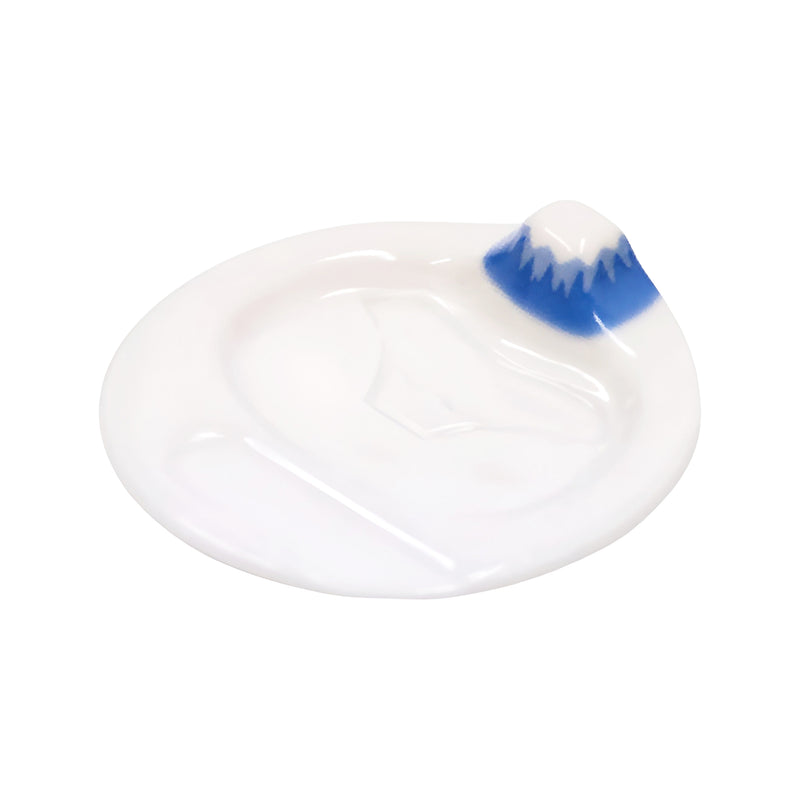 Mount Fuji Soy Sauce Dish Series Blue