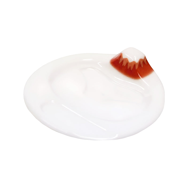 Mount Fuji Soy Sauce Dish Series Red