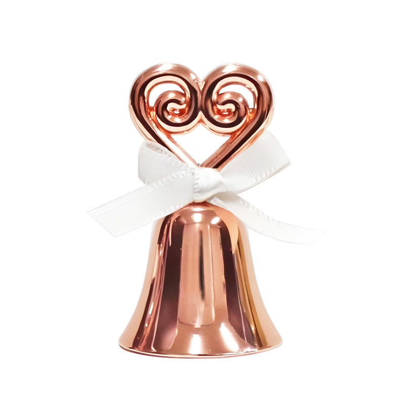 Hand Bell Card Holder Series Rose Gold Heart