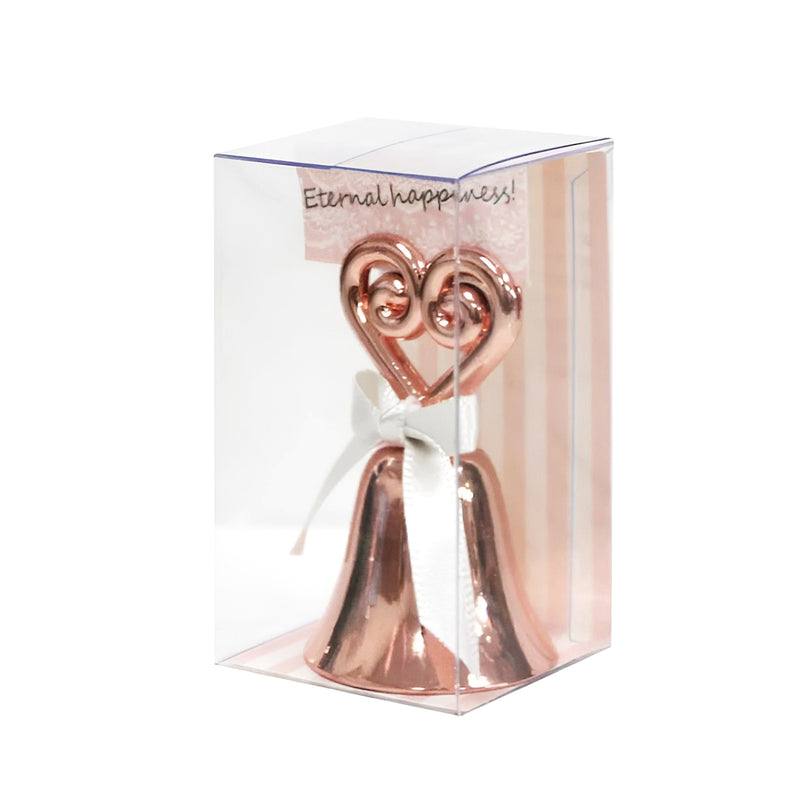 Hand Bell Card Holder Series Rose Gold Heart