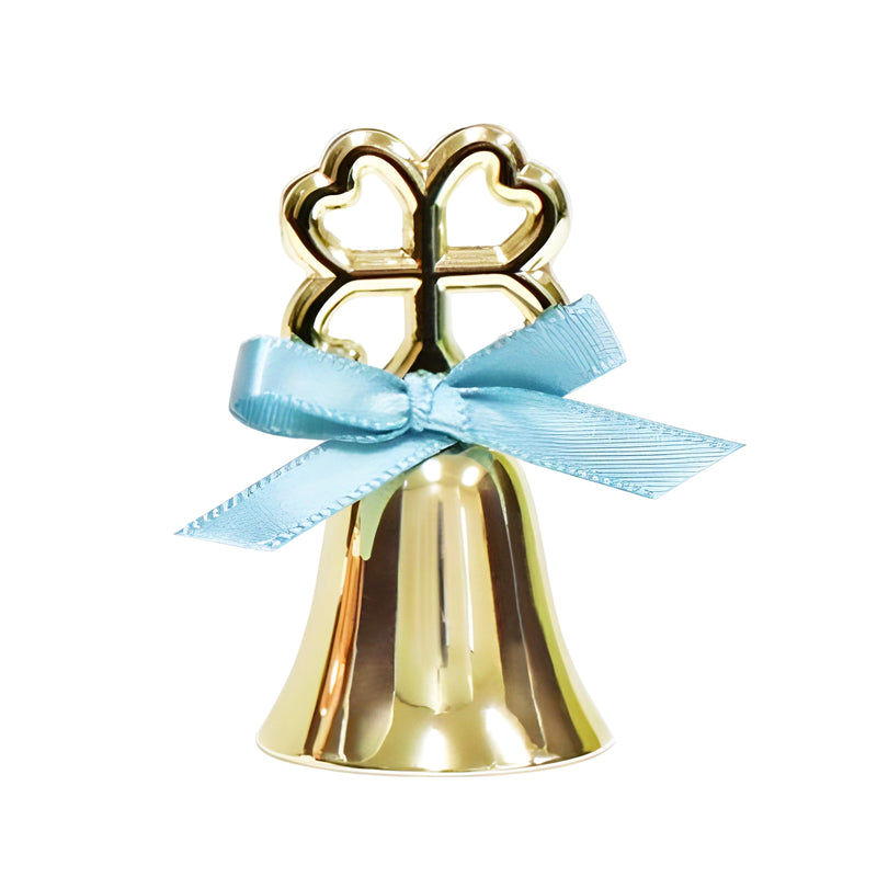 Hand Bell Card Holder Series Gold Four-leaf Clover