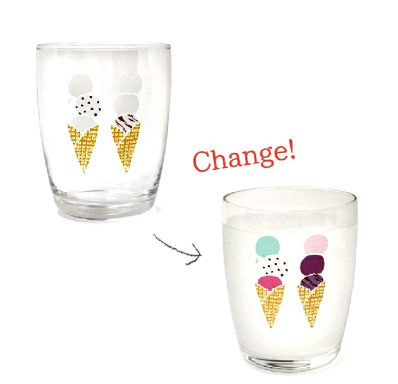 Color Changing Glass Series Ice Cream